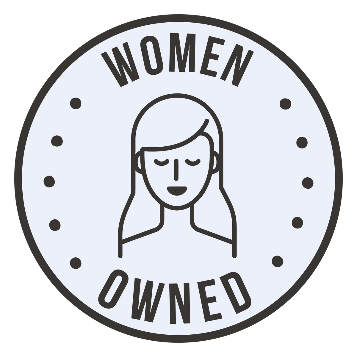 a logo of a woman